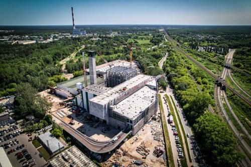 Zielony dach na warszawskim Zakładzie Unieszkodliwiania Stałych Odpadów Komunalnych